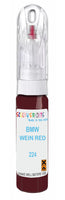 bmw 5 series weinrot code 224 touch brush and neddle stone chip repair  up paint 1990 1990