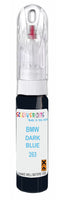 bmw 5 series dunkelblau code 263 touch brush and neddle stone chip repair  up paint 1990 2001