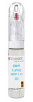 bmw x5 alpinweiss iii code 300 touch brush and neddle stone chip repair  up paint 1990 2019