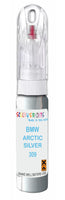 bmw 3 series arktissilber code 309 touch brush and neddle stone chip repair  up paint 1990 2003