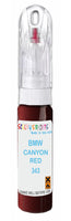 bmw 3 series canyonrot code 343 touch brush and neddle stone chip repair  up paint 1996 1999