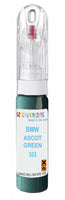 bmw 8 series ascotgruen code 353 touch brush and neddle stone chip repair  up paint 1994 1999