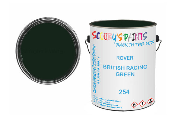 Mixed Paint For Mg Mgb, British Racing Green, Code: 254, Green