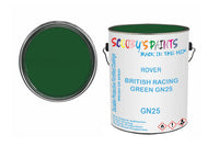 Mixed Paint For Morris Oxford, British Racing Green Gn25, Code: Gn25, Green
