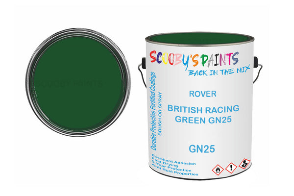 Mixed Paint For Mg Mgb, British Racing Green Gn25, Code: Gn25, Green
