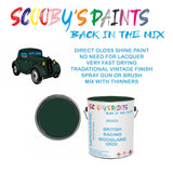 Morris Minor GN29 Vintage Classic Car Paint for restoration Green Original Cellulose Paint used, Perfect Mix for BRITISH RACING WOODLAND GREEN