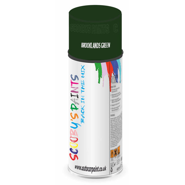 Mixed Paint For Morris Ital Brooklands Green Aerosol Spray A2