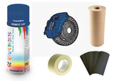 Brake Caliper Paint For Mini Azure Blue preparation Bare Metal Paint