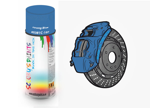 Brake Caliper Paint For Kia Strong Blue Aerosol Spray Paint BS381c-107