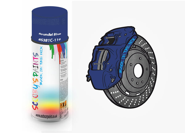 Brake Caliper Paint For Audi Roundel Blue Aerosol Spray Paint BS381c-110