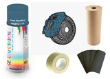 Brake Caliper Paint For Mini Deep Saxe Blue preparation Bare Metal Paint