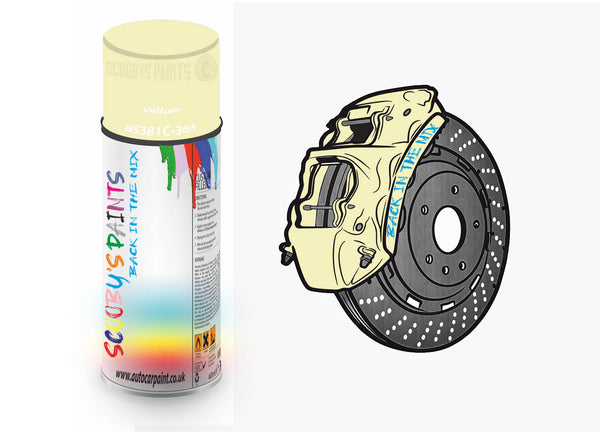 Brake Caliper Paint For Mini Vellum Aerosol Spray Paint BS381c-365