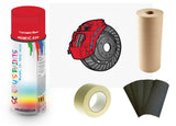 Brake Caliper Paint For Rover Currant Red preparation Bare Metal Paint