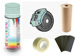 Brake Caliper Paint For Fiat Light Admiralty Grey preparation Bare Metal Paint