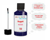 Bugatti AGILE BLEU Paint Code 730