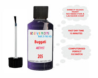 Bugatti AMETHYST Paint Code 205