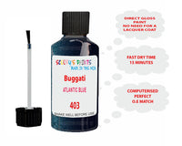 Bugatti ATLANTIC BLUE Paint Code 403