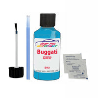 Bugatti ALL MODELS AZURE AP Touch Up Paint Code E93 Scratch Repair Paint