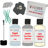 Bugatti AZZURRO CASANOVA MATT Car Detailing and Polish Finish Kit