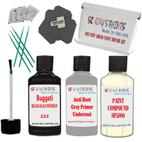 Bugatti BELUGA BLACK INTERIEUR Car Detailing and Polish Finish Kit