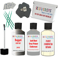 Bugatti COMET GREY Car Detailing and Polish Finish Kit