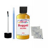 Bugatti ALL MODELS GIALLO MIDAS Touch Up Paint Code 210 Scratch Repair Paint