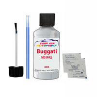 Bugatti ALL MODELS GRIS RAFALE Touch Up Paint Code 406 Scratch Repair Paint