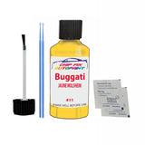 Bugatti ALL MODELS JAUNE MOLSHEIM Touch Up Paint Code 411 Scratch Repair Paint