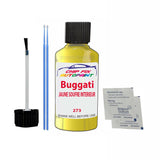 Bugatti ALL MODELS JAUNE SOUFRE INTERIEUR Touch Up Paint Code 273 Scratch Repair Paint