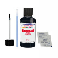 Bugatti ALL MODELS LE PATRON Touch Up Paint Code 715 Scratch Repair Paint