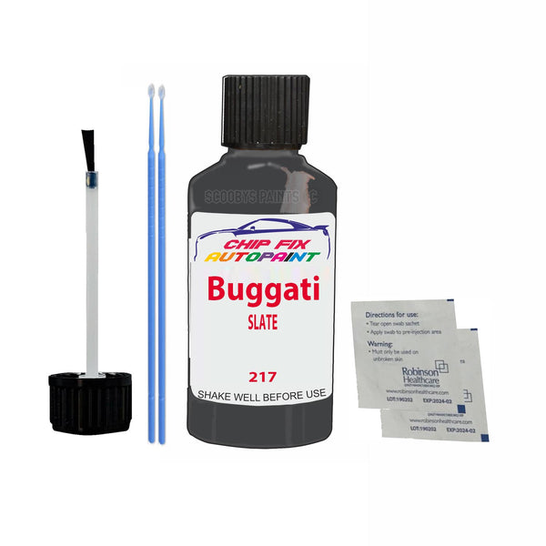 Bugatti ALL MODELS SLATE Touch Up Paint Code 217 Scratch Repair Paint