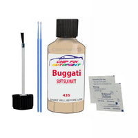 Bugatti ALL MODELS SOFT SILK MATT Touch Up Paint Code 435 Scratch Repair Paint
