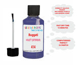 Bugatti VIOLETT (EXTERIEUR) Paint Code 414