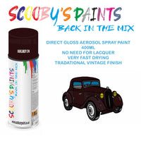 High-Quality BURGUNDY CPA Aerosol Spray Paint CPA For Classic Rover 25- Paint for restoration high quality aerosol sprays