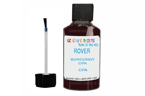 Mixed Paint For Rover Montego, Burgundy Cpa, Touch Up, Cpa