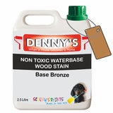 Denny's Stain Paint For Fences Colour- Base Bronze - Weatherproof Uv-Safe Protect