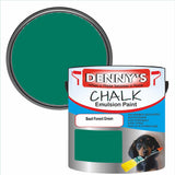 Denny's Chalk Paint For Walls Colour- Basil Forest Green - Matte Wipe-Clean Coverage