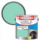 Denny's Chalk Paint For Furniture Colour- Basil Natural Eucalyptus Green - Matte Scuffproof Refresh