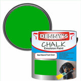 Denny's Chalk Paint For Furniture Colour- Basil Natural Fresh Green - Matte Scuffproof Refresh