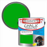 Denny's Chalk Paint For Walls Colour- Basil Natural Fresh Green - Matte Wipe-Clean Coverage
