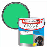 Denny's Chalk Paint For Cabinets Colour- Basil Spring Green - Matte Scuffproof Easy-Clean