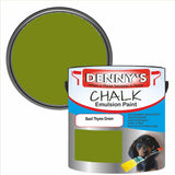 Denny's Chalk Paint For Walls Colour- Basil Thyme Green - Matte Wipe-Clean Coverage