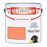 Denny's Wood Paint For Decking Colour- Beacon Flare Orange - Anti-Slip Weatherproof Durable