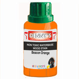 Denny's Stain Paint For Sheds Colour- Beacon Orange - Weatherproof Uv-Safe Nourish