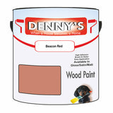 Denny's Wood Paint For Decking Colour- Beacon Red - Anti-Slip Weatherproof Durable