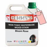 Denny's Stain Paint For Decking Colour- Bloom Rose - Anti-Slip Weatherproof Nourish