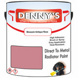 Denny's High Temp Paint For Grilles Colour- Blossom Antique Rose - Heatproof Rustguard Durable