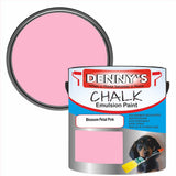 Denny's Chalk Paint For Walls Colour- Blossom Petal Pink - Matte Wipe-Clean Coverage