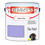 Denny's Tile Paint For Commercial Areas Colour- Blueprint Blue - High-Traffic Durable Easy-Clean