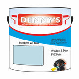 Denny's Plastic Paint For Doors Colour- Blueprint Jet Blue - Scuffproof Wipeable Durable